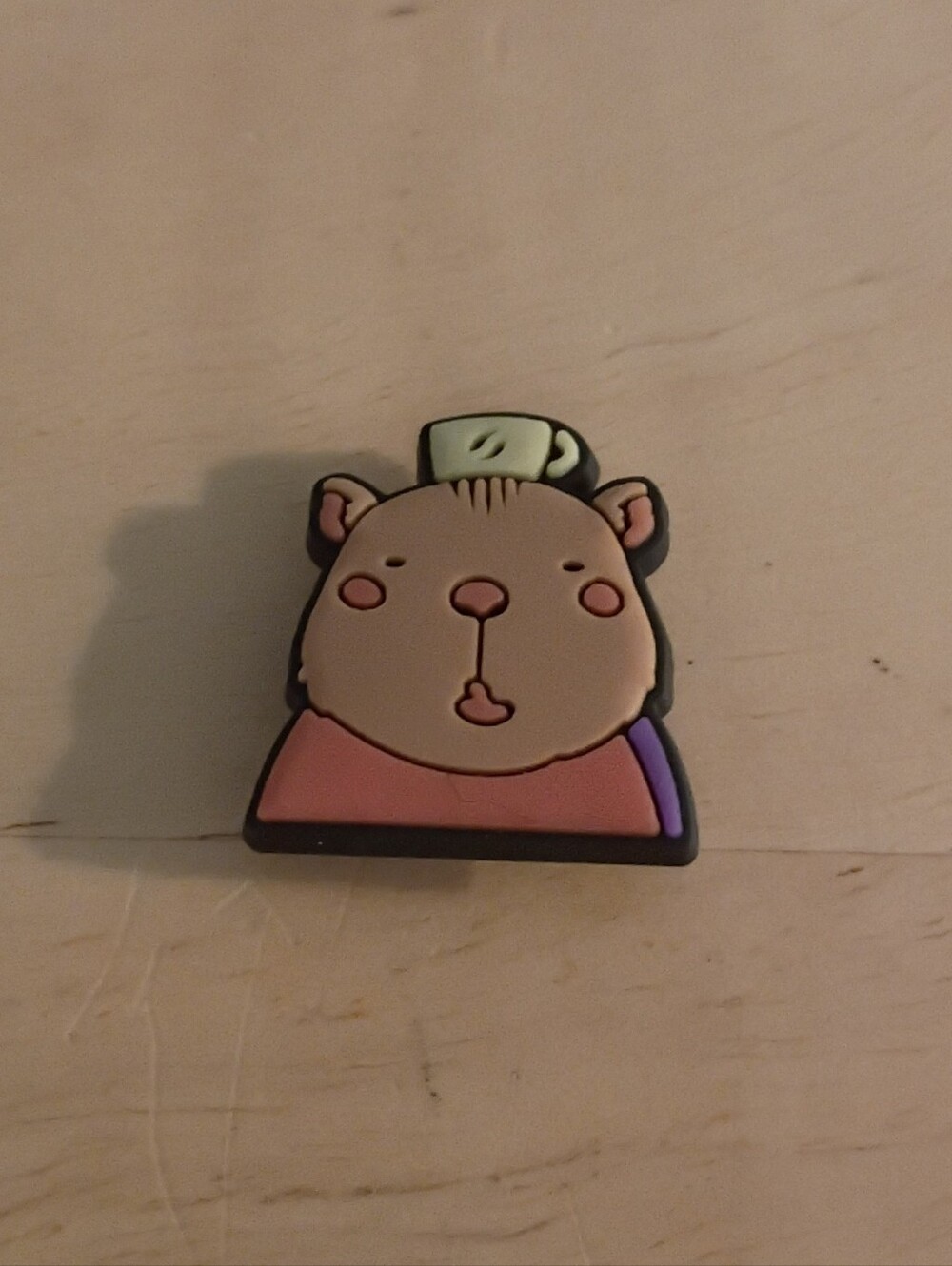 10 for $10 Jibbitz Croc Charms - Capybara w/ Cup on Head 3 - New Shoe Charm